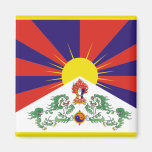 Drapeau du Thibet Magnets