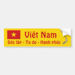 Drapeau du Vietnam + Adhésif pour pare-chocs de ca Autocollants Pour Voiture