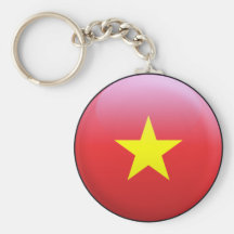 Drapeau du Vietnam Porte-clés
