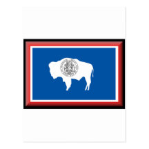 Drapeau du Wyoming Cartes Postales