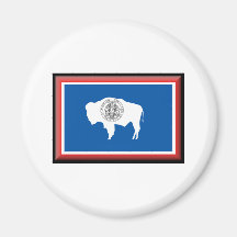 Drapeau du Wyoming Magnets