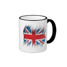 Drapeau d'Union Jack de défibreurs Tasse