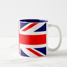 Drapeau d'Union Jack les Anglais Tasses