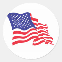 Drapeau d'USA/American Autocollants