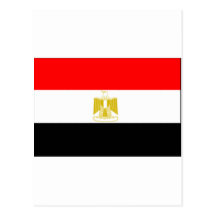 drapeau égyptien carte postale