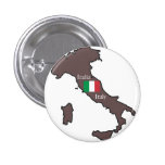 Drapeau et carte de l'Italie Badges