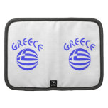 Drapeau et sphère de la Grèce Agenda Folio