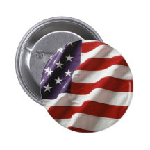 Drapeau fier et patriotique des Etats-Unis Badges