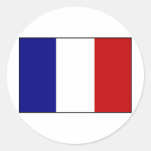 Drapeau français autocollants