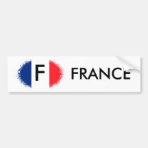 DRAPEAU FRANÇAIS, FRANCE AUTOCOLLANT POUR VOITURE