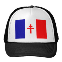 Drapeau français libre de forces casquette
