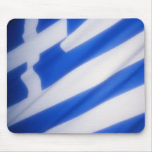 Drapeau grec tapis de souris