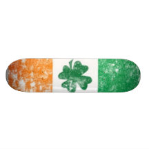 Drapeau irlandais fouillé planches à roulettes