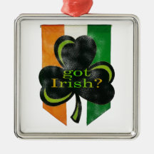 drapeau irlandais obtenu décoration de noël