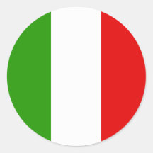 Drapeau italien autocollants