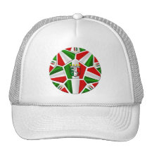 Drapeau italien de ballon de football de l'Italie  Casquette De Camionneur