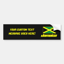 Drapeau jamaïcain adhésif pour voiture