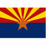 Drapeau Keychain de l'Arizona coupé Photos En Relief