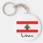 Drapeau Keychain de Liban Liban Porte-clef