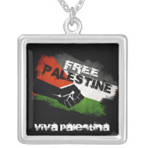 Drapeau libre de grunge de la Palestine Bijouterie Fantaisie