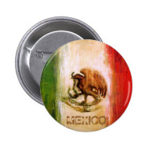 DRAPEAU MEXICAIN - STYLE DU MEXIQUE PIN'S AVEC AGRAFE