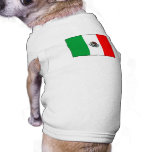 Drapeau mexicain tee-shirts pour chien