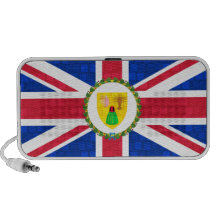 Drapeau moderne de Turc de motif Haut-parleurs iPhone