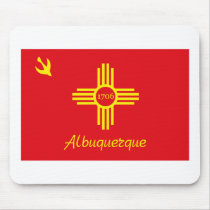 Drapeau Mousepad d'Albuquerque tapis de souris