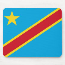 Drapeau Mousepad de Congo-Kinshasa Tapis De Souris
