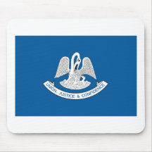 Drapeau Mousepad de la Louisiane Tapis De Souris