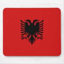 Drapeau Mousepad de l'Albanie Tapis De Souris