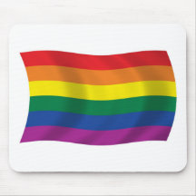 Drapeau Mousepad de mouvement de gay pride Tapis De Souris
