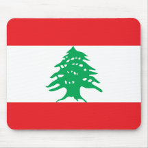 Drapeau Mousepad du Liban Tapis De Souris