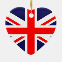 Drapeau national BRITANNIQUE du Royaume-Uni Grande Ornement De Noël