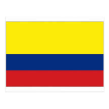 Drapeau national de la Colombie Carte Postale