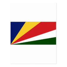 Drapeau national des Seychelles Cartes Postales