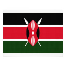 Drapeau national du Kenya Invitations Personnalisées