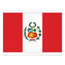 Drapeau national du Pérou Faire-part