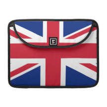 Drapeau national du Royaume-Uni Poches Pour Macbook