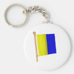 Drapeau nautique 'K Porte-clef