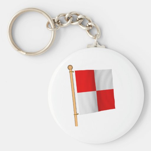 Drapeau nautique 'U Porte-clef