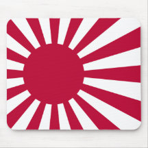 Drapeau naval de drapeau du Japon Tapis De Souris