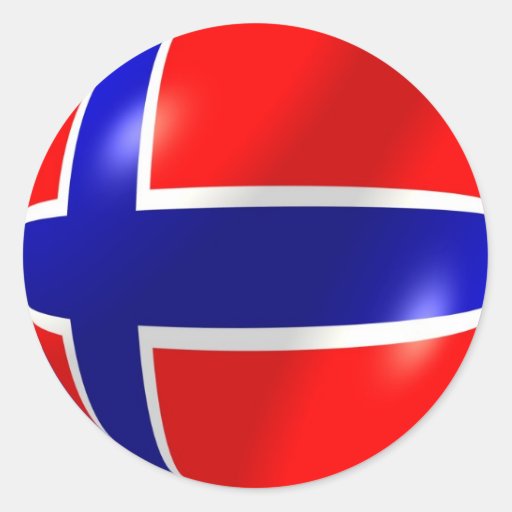 drapeau norv u00e9gien avec l u0026 39 autocollant de bulle