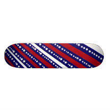 Drapeau patriotique de liberté de rayures d'étoile plateaux de skate