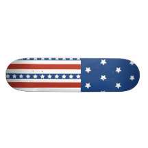 Drapeau patriotique de liberté de rayures d'étoile skateboards cutomisables