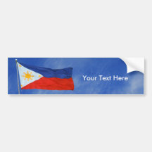 Drapeau philippin adhésifs pour voiture