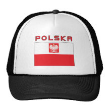 Drapeau polonais de faucon avec Polska Casquette De Camionneur