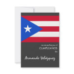Drapeau portoricain invitations