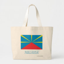Drapeau proposé de Reunion Island avec le nom Sacs Fourre-tout