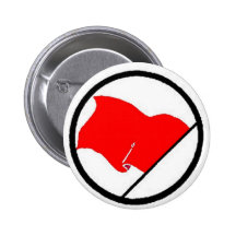Drapeau rouge badge